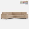 Ecksofa aus Stoff, 5-Sitzer, 246x246cm, moderner Stil, Marrak 14AG Aktion