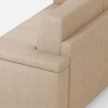 Ecksofa aus Stoff, 5-Sitzer, 246x246cm, moderner Stil, Marrak 14AG 