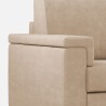 Ecksofa aus Stoff, 5-Sitzer, 246x246cm, moderner Stil, Marrak 14AG 