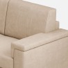 Ecksofa aus Stoff, 5-Sitzer, 246x246cm, moderner Stil, Marrak 14AG 