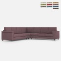 Großes Ecksofa 7-Sitzer aus Stoff 286x286 cm Marrak 18AG Aktion