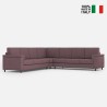 Großes Ecksofa 7-Sitzer aus Stoff 286x286 cm Marrak 18AG 