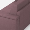 Großes Ecksofa 7-Sitzer aus Stoff 286x286 cm Marrak 18AG 