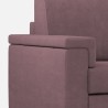 Großes Ecksofa 7-Sitzer aus Stoff 286x286 cm Marrak 18AG 