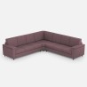 Großes Ecksofa 7-Sitzer aus Stoff 286x286 cm Marrak 18AG 