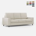 Moderner eleganter 3-Sitzer Stoffsofa 208 cm Sakar 180 Aktion