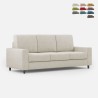 Moderner eleganter 3-Sitzer Stoffsofa 208 cm Sakar 180 Aktion