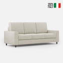 Moderner eleganter 3-Sitzer Stoffsofa 208 cm Sakar 180 