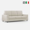 Moderner eleganter 3-Sitzer Stoffsofa 208 cm Sakar 180 