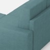 Moderner 2-Sitzer Stoffsofa 168cm mit Fußhocker Sakar 140P 