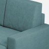 Moderner 2-Sitzer Stoffsofa 168cm mit Fußhocker Sakar 140P 