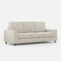 Moderner eleganter 3-Sitzer Stoffsofa 208 cm Sakar 180 
