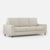 Moderner eleganter 3-Sitzer Stoffsofa 208 cm Sakar 180 