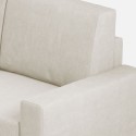 Moderner eleganter 3-Sitzer Stoffsofa 208 cm Sakar 180 