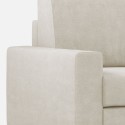 Moderner eleganter 3-Sitzer Stoffsofa 208 cm Sakar 180 