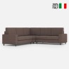 Moderner Ecksofa 5-Sitzer 246x246cm aus Stoff Sakar 14AG 