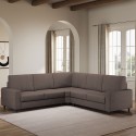 Moderner Ecksofa 5-Sitzer 246x246cm aus Stoff Sakar 14AG Maße