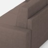 Moderner Ecksofa 5-Sitzer 246x246cm aus Stoff Sakar 14AG 