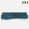 Großes Ecksofa aus Stoff, 6 Sitzplätze, 286x246 cm, modern, Sakar 18AG 
