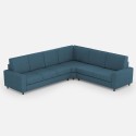 Großes Ecksofa aus Stoff, 6 Sitzplätze, 286x246 cm, modern, Sakar 18AG 