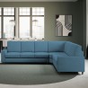 Großes Ecksofa aus Stoff, 6 Sitzplätze, 286x246 cm, modern, Sakar 18AG 