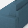 Großes Ecksofa aus Stoff, 6 Sitzplätze, 286x246 cm, modern, Sakar 18AG 