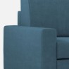 Großes Ecksofa aus Stoff, 6 Sitzplätze, 286x246 cm, modern, Sakar 18AG 