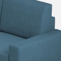 Großes Ecksofa aus Stoff, 6 Sitzplätze, 286x246 cm, modern, Sakar 18AG 