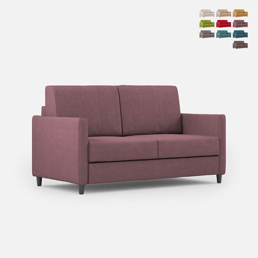 Wohnzimmer Sofa aus Stoff 2-Sitzer 158 cm modernes Design Karay 140