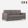 3-Sitzer Design Sofa 198cm im modernen Stoff gepolstert Karay 180 
