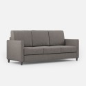 3-Sitzer Design Sofa 198cm im modernen Stoff gepolstert Karay 180 