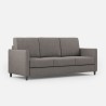 3-Sitzer Design Sofa 198cm im modernen Stoff gepolstert Karay 180 