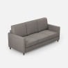 3-Sitzer Design Sofa 198cm im modernen Stoff gepolstert Karay 180 