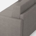 3-Sitzer Design Sofa 198cm im modernen Stoff gepolstert Karay 180 