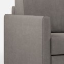 3-Sitzer Design Sofa 198cm im modernen Stoff gepolstert Karay 180 