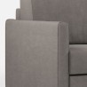 3-Sitzer Design Sofa 198cm im modernen Stoff gepolstert Karay 180 