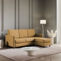 3-Sitzer Sofa gepolstert in Stoff mit Hocker im modernen Stil Karay 180 Maße