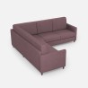 Moderner Ecksofa 5-Sitzer aus Stoff 241x241cm Karay 14AG 