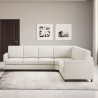 Design-Ecksofa 6-Sitzer 281x221cm in modernem Stoff Karay 18AG 
