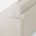 Design-Ecksofa 6-Sitzer 281x221cm in modernem Stoff Karay 18AG 