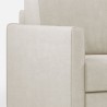 Design-Ecksofa 6-Sitzer 281x221cm in modernem Stoff Karay 18AG 