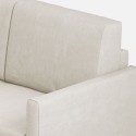 Design-Ecksofa 6-Sitzer 281x221cm in modernem Stoff Karay 18AG 