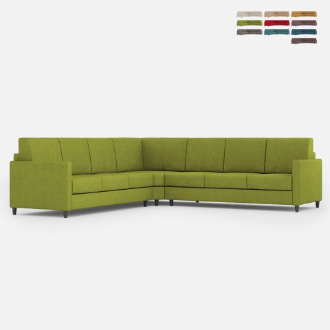 Großes Ecksofa aus Stoff, 7-Sitzer, 281x281 cm, Karay 218AG Aktion