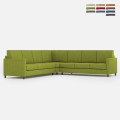 Großes Ecksofa aus Stoff, 7-Sitzer, 281x281 cm, Karay 218AG Aktion