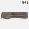 Großes Ecksofa aus Stoff, 7-Sitzer, 281x281 cm, Karay 218AG 
