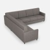 Großes Ecksofa aus Stoff, 7-Sitzer, 281x281 cm, Karay 218AG 