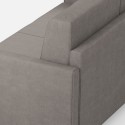 Großes Ecksofa aus Stoff, 7-Sitzer, 281x281 cm, Karay 218AG 