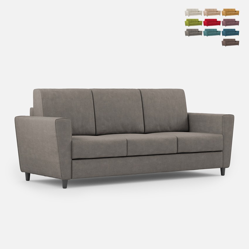 Elegantes modernes 3-Sitzer-Sofa aus Stoff 212cm Yasel 180 Verkauf Elegantes modernes 3-Sitzer-Sofa aus Stoff 212cm Yasel 180 Verkauf