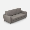 Elegantes modernes 3-Sitzer-Sofa aus Stoff 212cm Yasel 180 