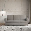 Elegantes modernes 3-Sitzer-Sofa aus Stoff 212cm Yasel 180 